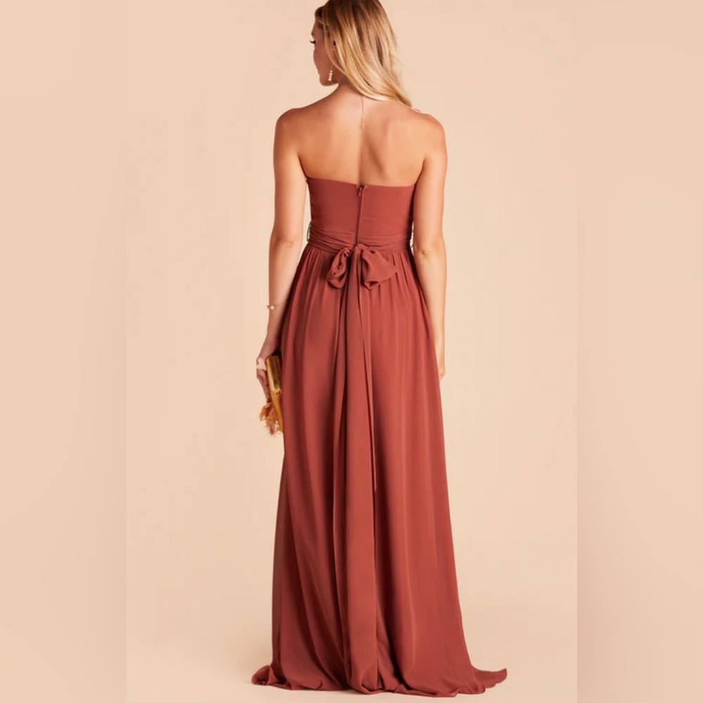 Birdy Grey GRACE CONVERTIBLE DRESS CHIFFON SPICE NEW NWT Bridesmaid Medium Slit - Picture 3 of 6